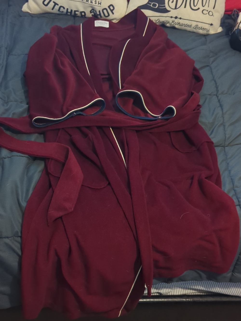 Authentic Christian Dior Men's Bath Robe Size L